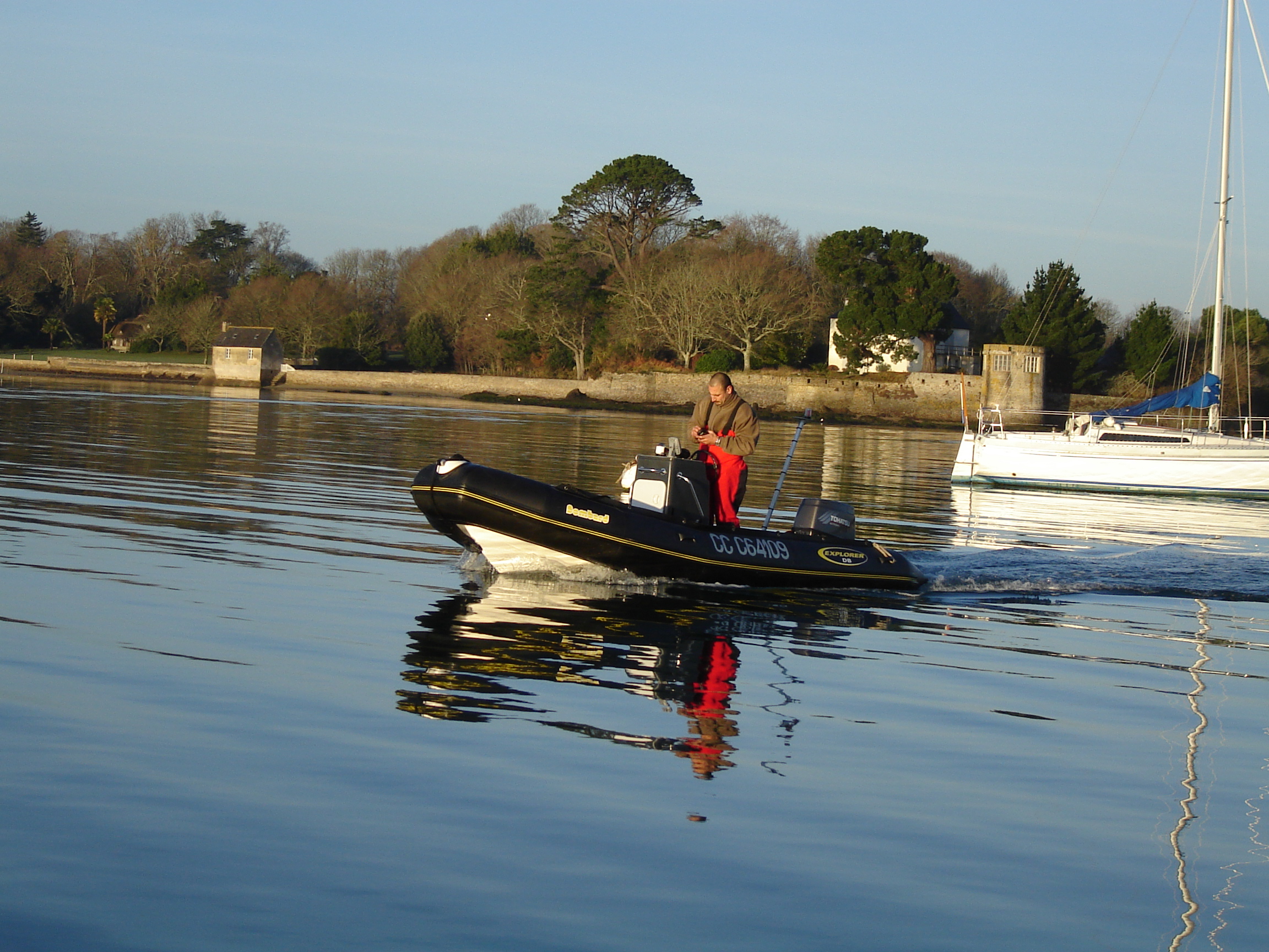 Sortie du port